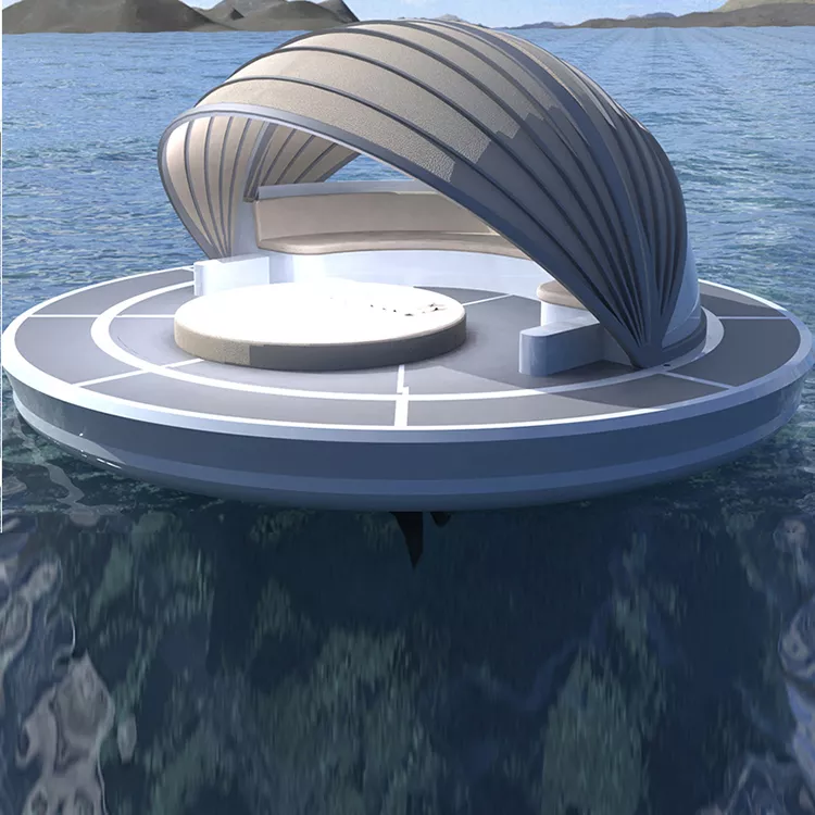 Jumeirah Industry LLC Ball Style Luxury Aluminum Pontoon Houseboat Floating Platform Water Party House Pontoon Boat