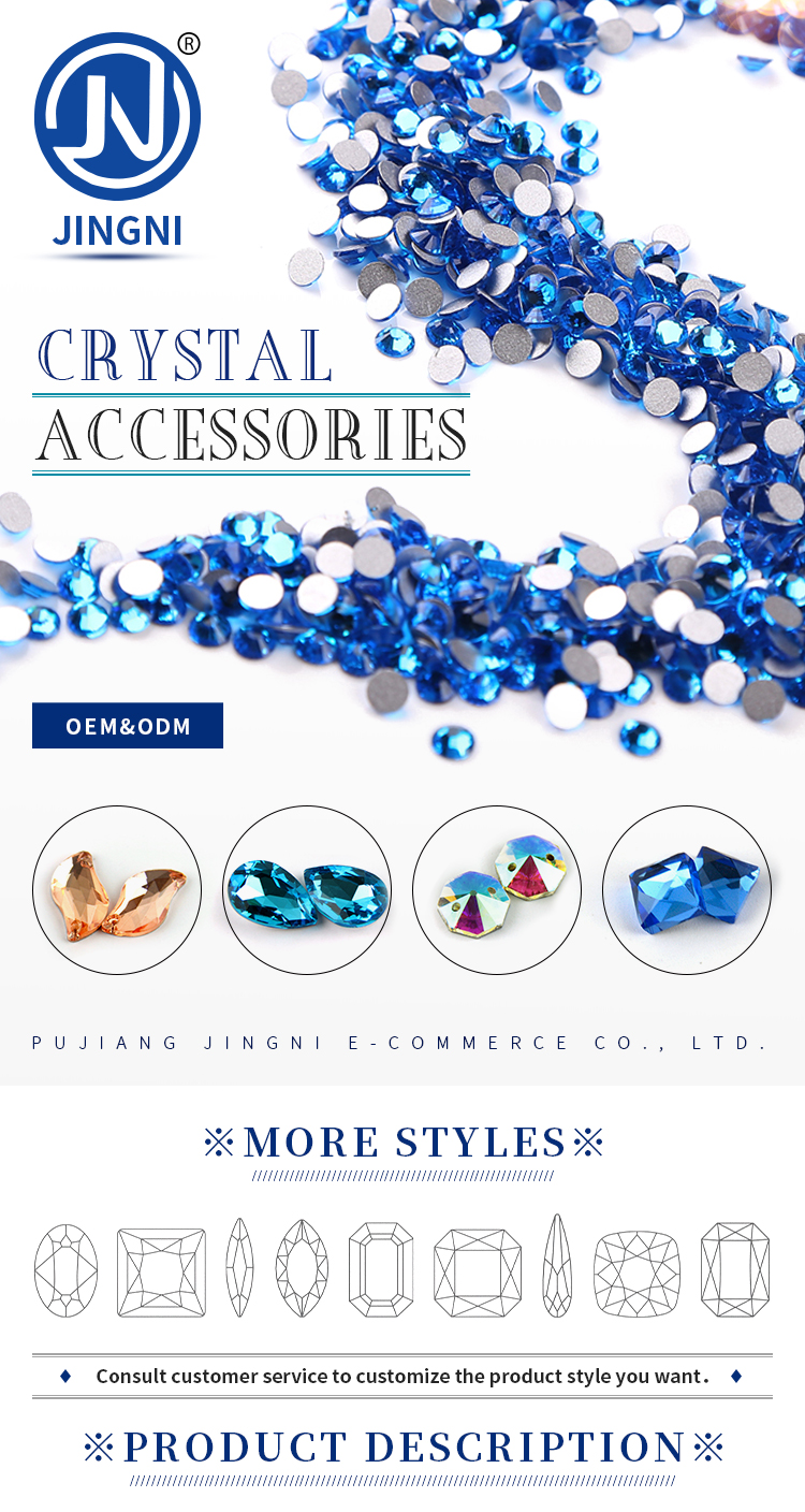 Pujiang Jingni E-Commerce Co., Ltd. Hot Fix Rhinestone