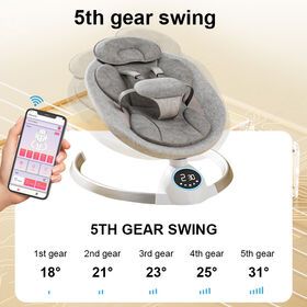 The electric baby swing certified by American experts is well received by a large number of customers.