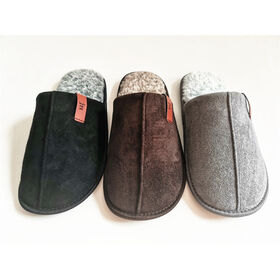 Supplier of micro suede indoor slipper men casual home slipper house slipper