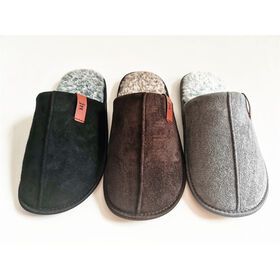 Supplier of micro suede indoor slipper men casual home slipper house slipper