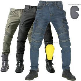 Motorcycle Pants Men Moto Jeans Protective Gear Riding Touring Motorbike Trousers Motocross Jeans Armor Protective Pants GP