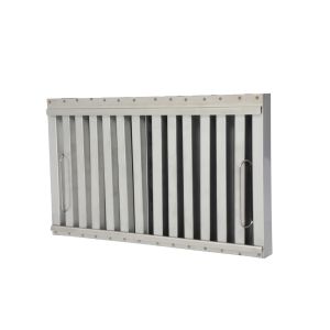 UV type baffle grease filter for commercial restaurant