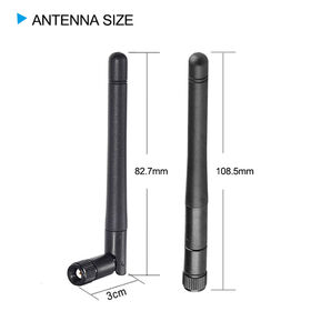 Wifi Antenna Amplifier 2.4G WLAN 3dBi RP SMA Connector ESP32 module dual band bluetooth rubber duck antenna omni