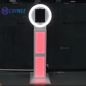Party supplier cheap Modern and Cool lighting Selfie iPad PhotoBooth Light Box Round LED Ring Light IPad Photo Booth Machine
