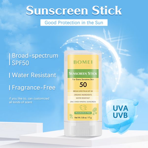 Water-resistant Fragrance-free Broad-spectrum SPF 50 Sunscreen Stick