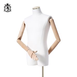 UK Warehouse Adjustable Tailor Mannequin Male Torso Half Body Mannequin Dummy Stand With Shoulders for Dress Clothing Boutique