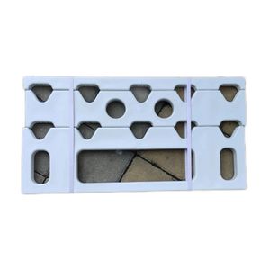 Nylon cable fixing cleats for use in wind turbine towers available in custom sizes and materials