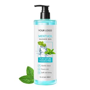 Low MOQ Private Label Mint Aloe Vera Anti fungal feminine wash organic Shower Gel Body Wash