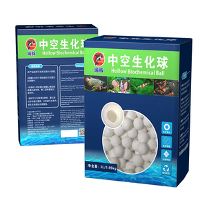 High Porosity 3L Hollow Ceramic Ball Small Water Absorption Filter Media for Fish Species Box Packed Aquarium & Accessory Tool
