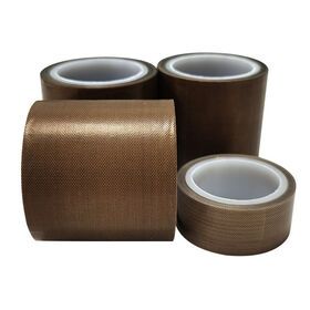 PTFE Tape Used for Bag Sealing Making Machine Insulating Tape Heat Sealing Resistance Silicone Adhesive PTFE Tape