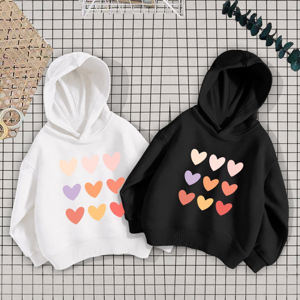 Wholesale Spring Autumn New Children's Casual Trendy Hoodies Girls Boys Pullover Kids 1 To 5 Years Old  Clothing