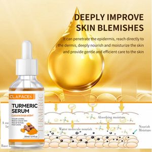 100% pure and natural anti aging dark spots removal nourishing face turmeric facial essence