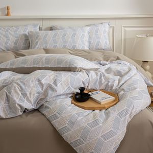 Summer Anne's Wholesale Bohemian Bedding Simple Elegant Four Piece Set Cotton Duvet Cover Sets