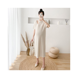 original limited casual solid hollow out Maternity Dress Manufacturers wholesale Pregnancy Dress