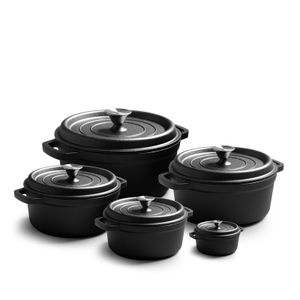 10 14 20 22 24 26 28 32 40cm Preseasoned Cast Iron Stew Pot Cookware Dutch Oven Soup Pot
