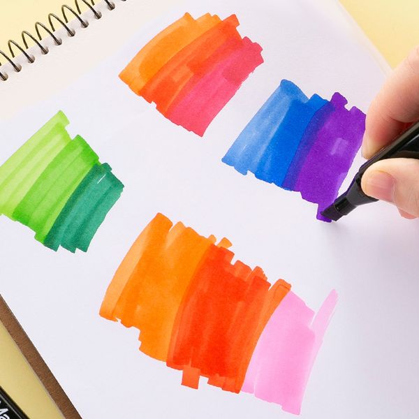 M&G 80 Colors Marker Pen Set Art Sketch Drawing Twin Marker for Kids