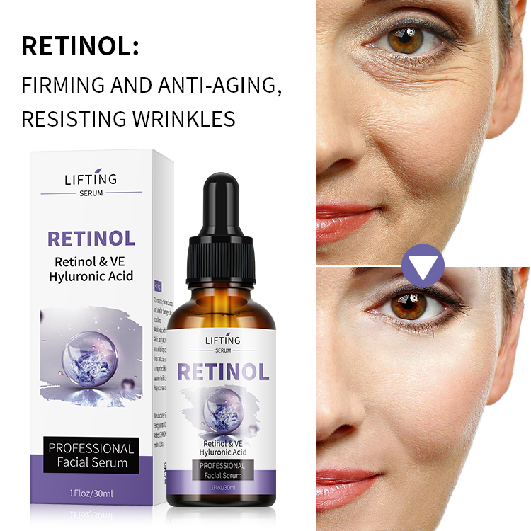 Retinol Facial Serum 10 Types Serum Lifting Skin Care Firming  Whitening Aging Hydrating Moisturizing OEM 30ml MOOYAM Face Serum