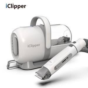 IClipper LM1 Professional Pet Hair Remover with 7 Grooming Tools Electric Clippers for Dogs Cats