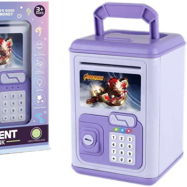 Hot Sale Electronic ATM Money Saving box Cool Piggy Bank Toys For Kid Gift