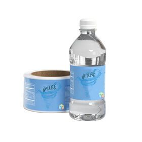 Food Grade PErforated Printable Heat Shrink PE PET Film Roll Sleeves Wrap Band Label Seal For Water Energy Drink Bottle