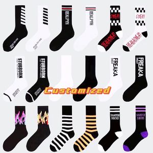 OEM Manufacturers Compression Socks Basketball Sokken LOGO Custom Sports Socks Crew Mens Sock