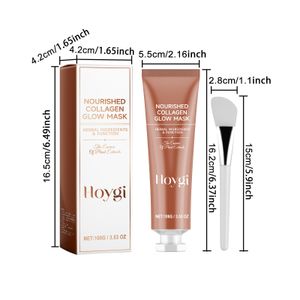 Hoygi Collagen Peel Tear Facial Mask Moisturizing Skin Brightening aging wrinkle collagen repairing face & body mask