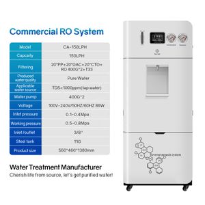 Direct Drinking Heating RO System Straight cabinet type Home Office UV Water Filter Purifier