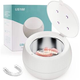 Customizable Denture Ultrasonic Retainer Uv Device Bubble Bath Cleaner Jewelry Machine