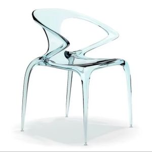 Modern Simple Leisure Chair Europe Designer Style Clear Acrylic Wedding Dining Arm Chairs for Living Room Bedroom Hotel