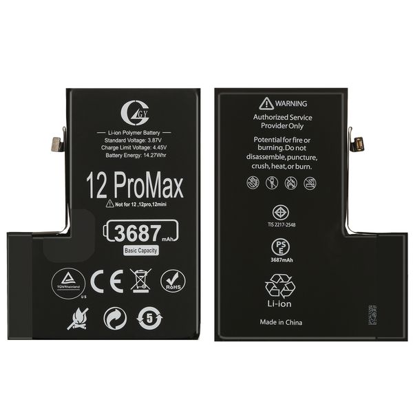 GY battery factory Wholesale Price Customized Phone battery for iphone 12 pro max