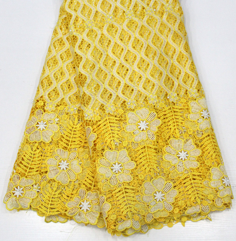 wholesale China factory cotton luxury chemical lace fabric with Oekotex GRS OCS organza mesh lace euro design 2024