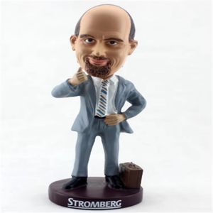 Small Humorous Confident Old-man Shaped Plastic Character Figure Toy