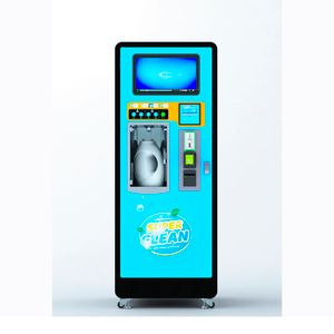 Customized Composable mini laundry softener and laundry soap liquid refill vending machine