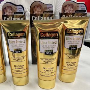 Promotion Pure Fruits Extract 100ML  SPF90 COLLAGEN  Sunblock Cream of UVA-UVB UV Rays Protection, Whitening  n Anti-aging