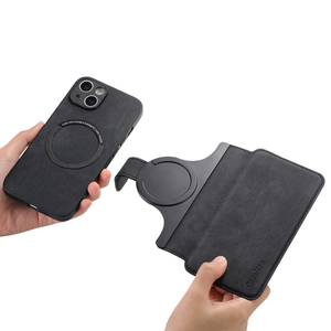Best magnetic Flip phone Case wallet holder credit card slot For Samsung galaxy z fold 6 leather TPU back cover for Iphone 16pro