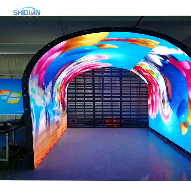 Custom Size Led Screen Full Color Advertising Digital Signage Flexible Led Display