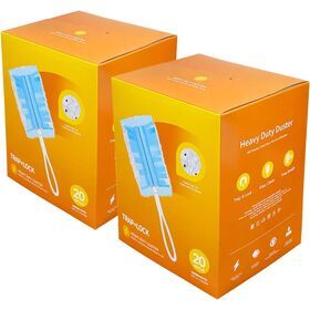 Heavy Duty Dusters Refill Disposable Blue Duster Refills Bulk Multi Surface Duster for Cleaning Furniture,Home,Office