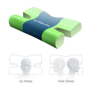 Bravo Anti Wrinkle Aging Pillow Skincare Pillow for Neck Pain Relief Side Sleeper Pillow