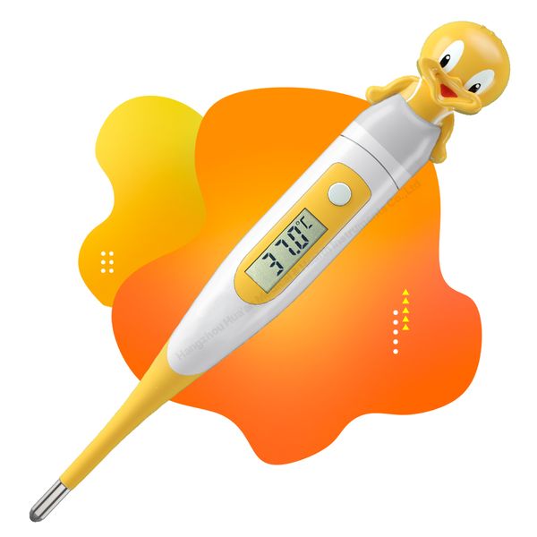 DUCK State-of-the-Art Kids 10 Second Animal Waterproof Flexible Oral Rectal Armpit Fever Medical Clinical Digital Thermometers
