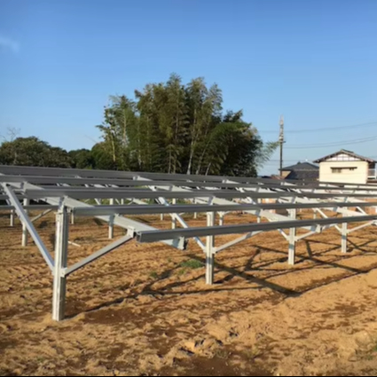 Super Solar PV Ground Mounting Stand Structure Solar Bracket Concrete Based Flat Roof Mounting