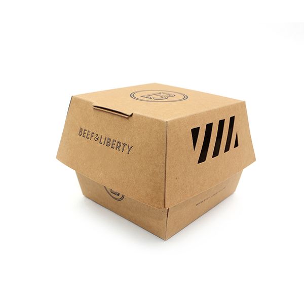 Corrugated Burger Box Burger Boxes Wholesale Biodegradable Paper Box For Burger
