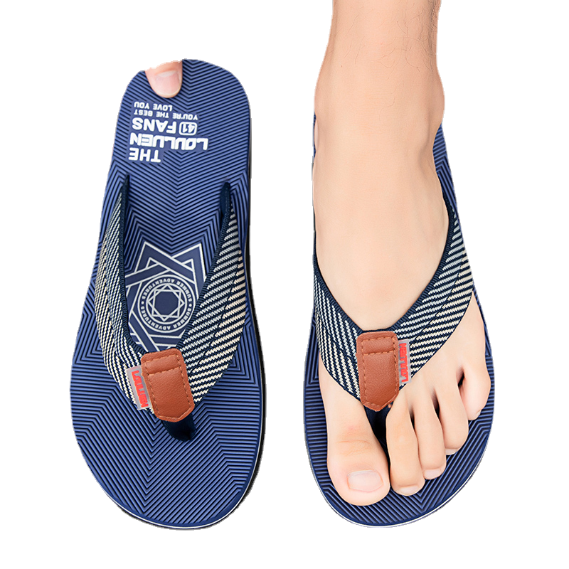 Kay name L176 summer men's slippers black blue gray 40-45