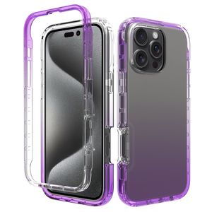 Candy Color Wholesale shockproof Spray Oil PC frame TPU Case Clear Crystal cell phone case cover for iPhone 16 Pro Max