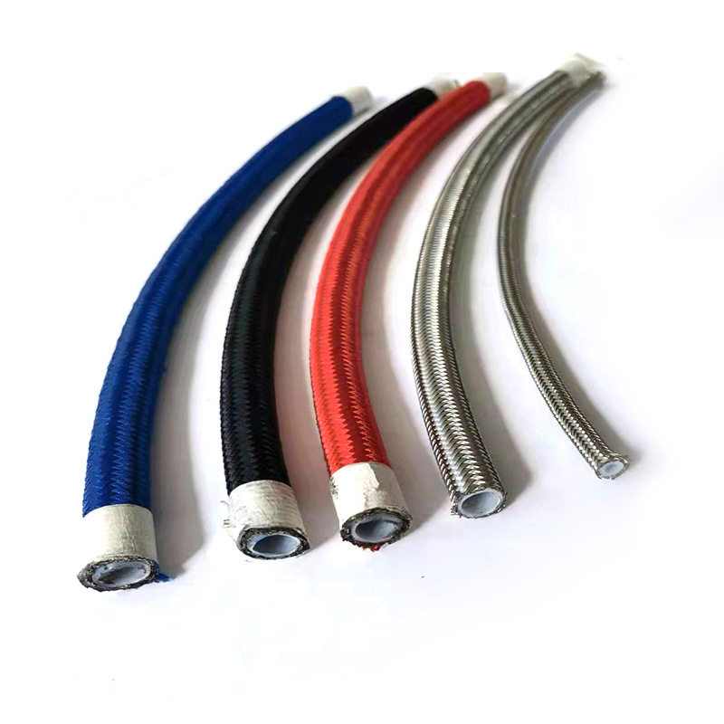 Hebei Qumeng Technology Co., Ltd Racing Automotive An4 An6 An8 An10 An12 An16 Nylon Stainless Steel Braided E85 Oil Cooler Fuel Line Ptfe Hose