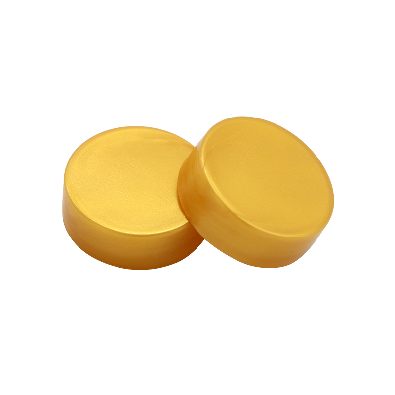 high quality 28mm yellow color screw cap plastic lids Cosmetic packaging double wall plastic cap 28/410 factory wholesale