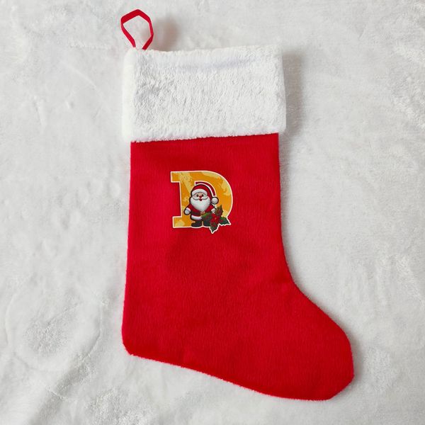 Original Design Support Dropshipping Personalised Christmas Decorations Custom Letters Christmas Stockings