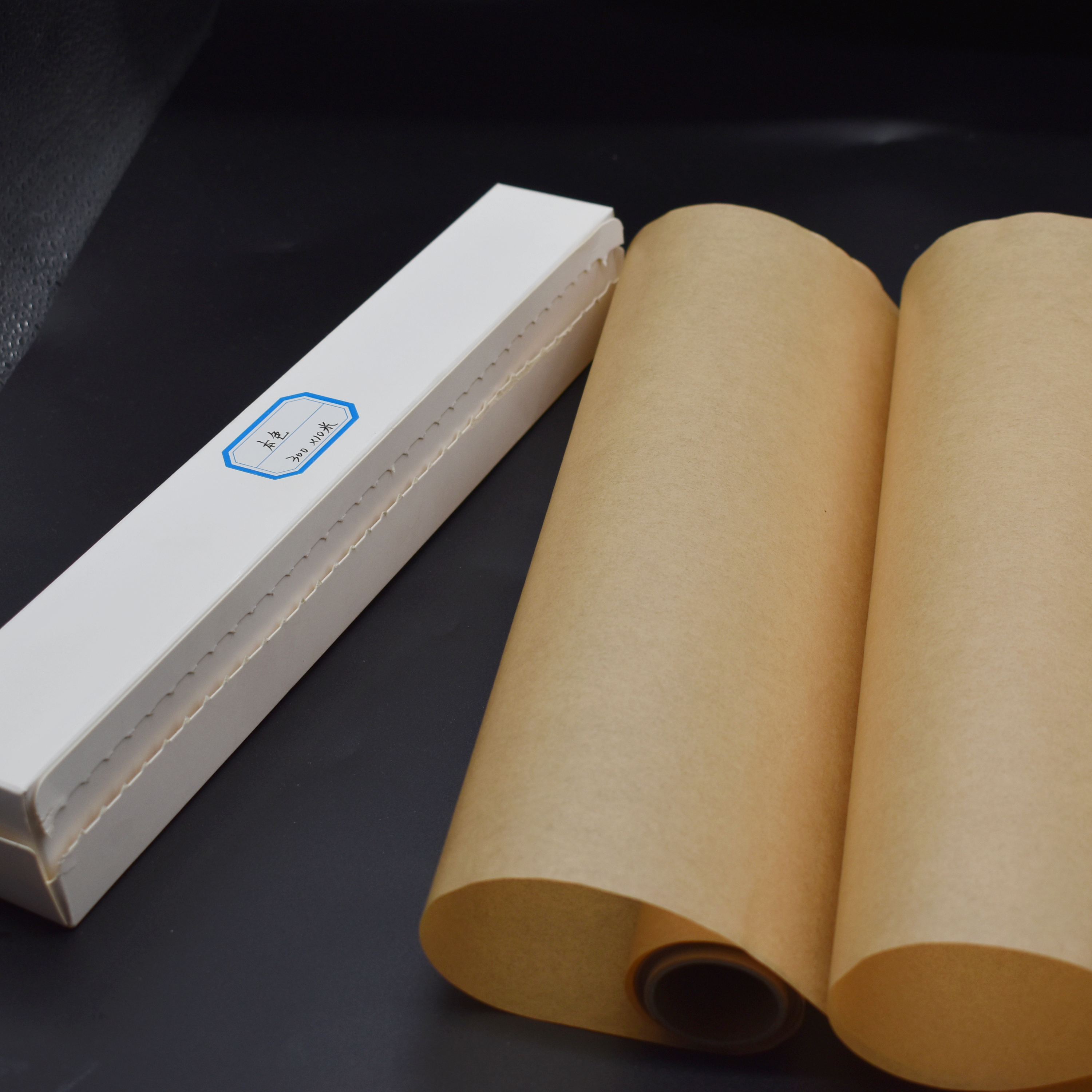 custom printed package silicone double side coated baking parchment paper white