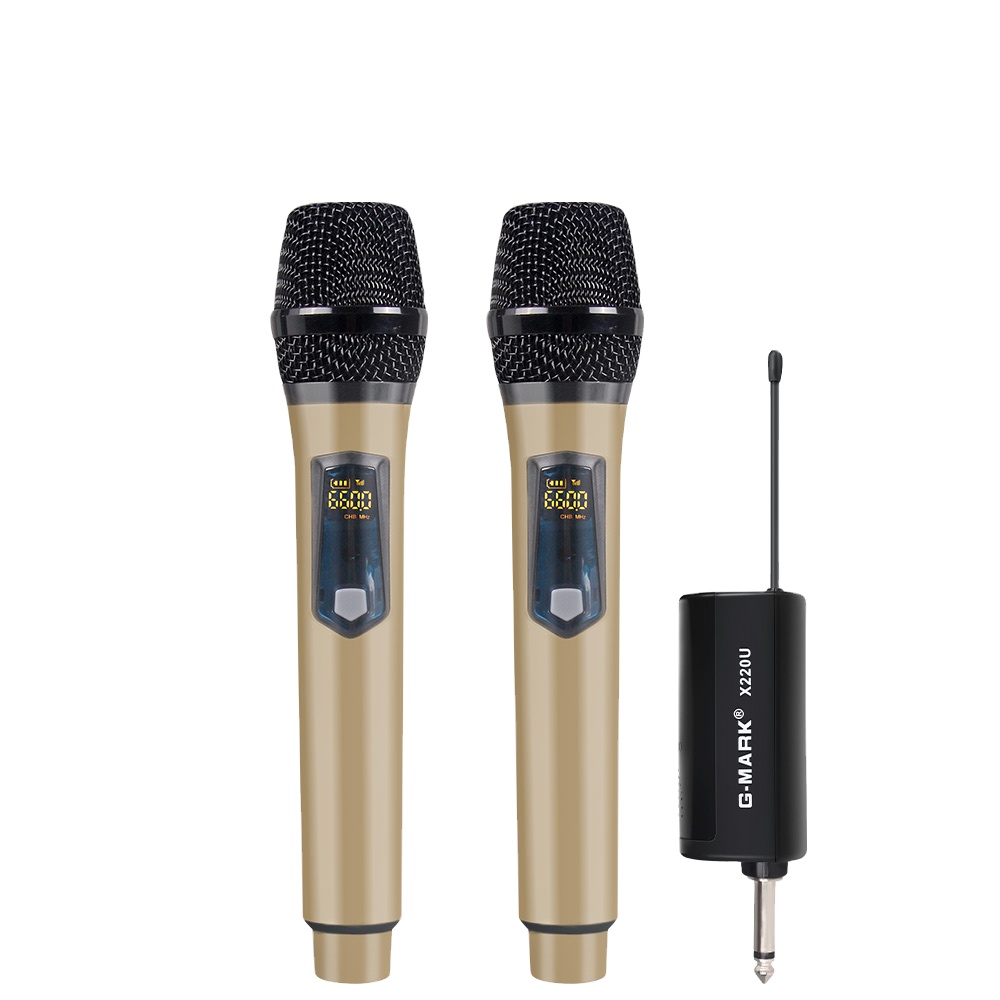G-MARK X220U Hot Sale In Stock UHF Frequency Various Compatible Device Wireless Inalambricos Microfonos