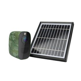 LCLCTEK 4G solar battery security  trail camera 4MP Full Color Floodlight  IP66 Outdoor wireless cctv camera
